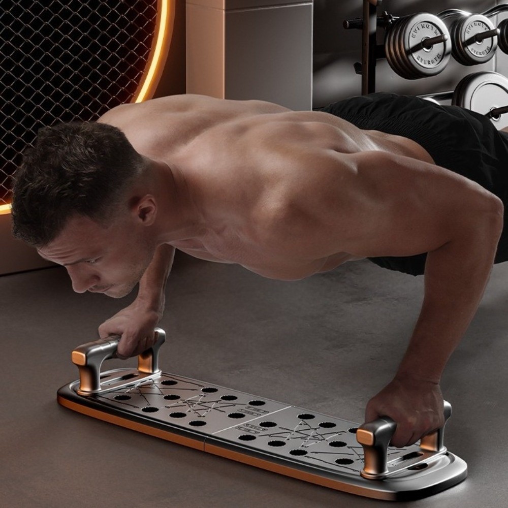Push Up Board - Tabla de flexiones con asas, portátil,